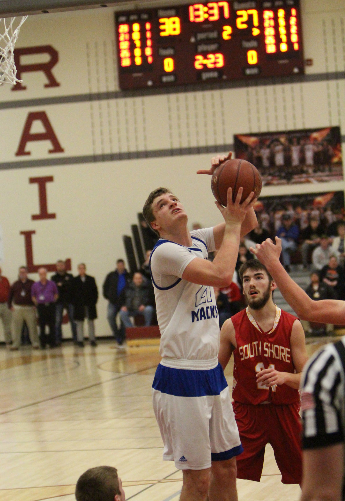 McDonell boys basketball vs South Shore at Spooner 3-10-18